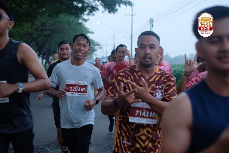 Race photo from Kediri Half Marathon 2025