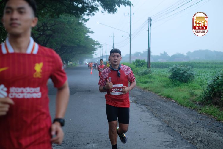 Race photo from Kediri Half Marathon 2025