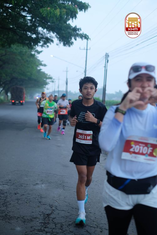 Race photo from Kediri Half Marathon 2025