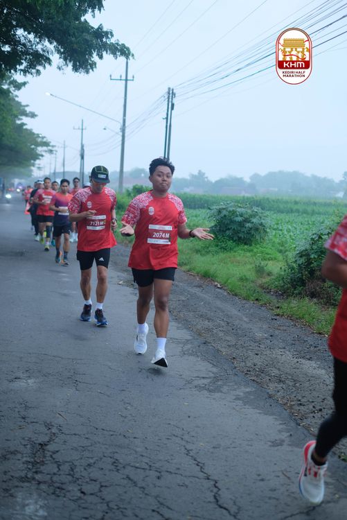 Race photo from Kediri Half Marathon 2025