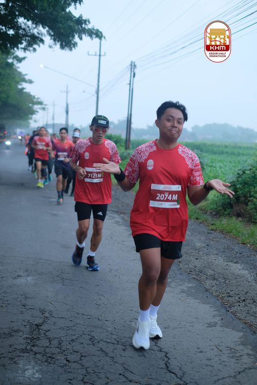 Race photo from Kediri Half Marathon 2025