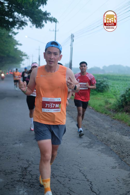 Race photo from Kediri Half Marathon 2025