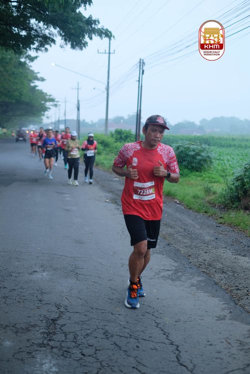Race photo from Kediri Half Marathon 2025