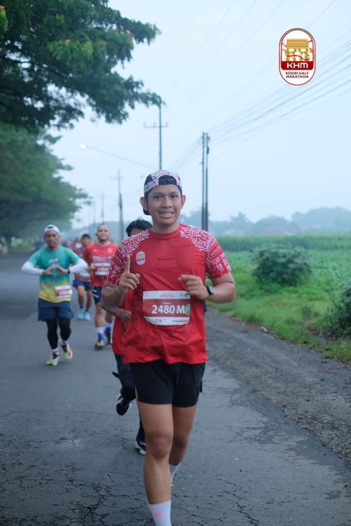 Race photo from Kediri Half Marathon 2025