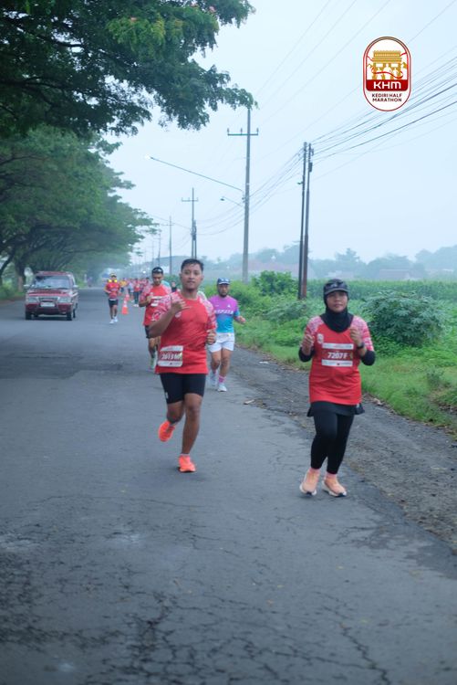 Race photo from Kediri Half Marathon 2025
