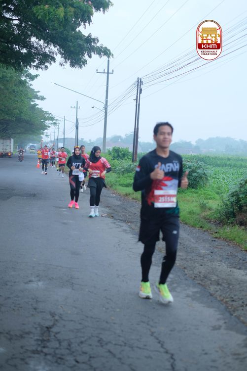 Race photo from Kediri Half Marathon 2025