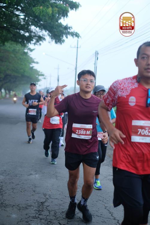 Race photo from Kediri Half Marathon 2025