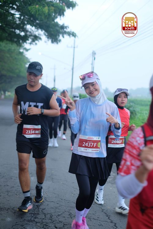 Race photo from Kediri Half Marathon 2025