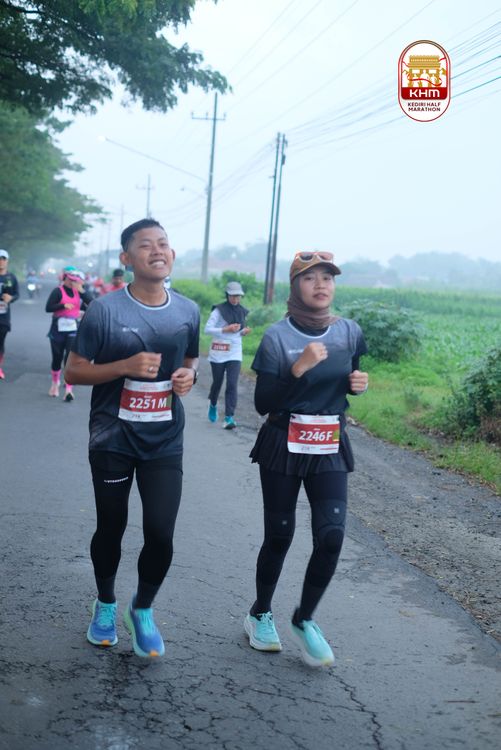 Race photo from Kediri Half Marathon 2025