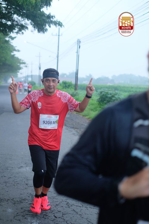 Race photo from Kediri Half Marathon 2025