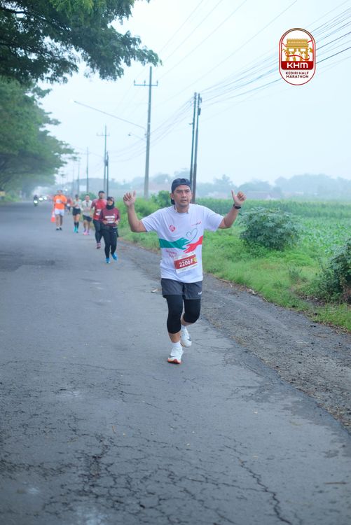 Race photo from Kediri Half Marathon 2025
