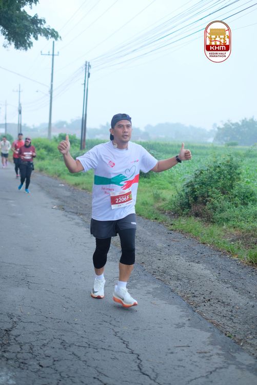 Race photo from Kediri Half Marathon 2025