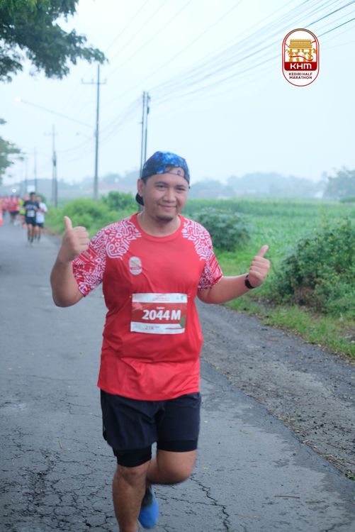 Race photo from Kediri Half Marathon 2025