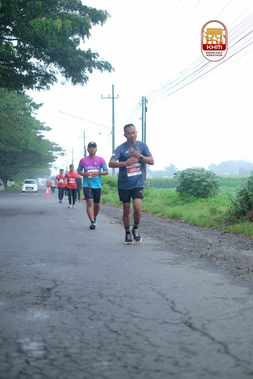 Race photo from Kediri Half Marathon 2025