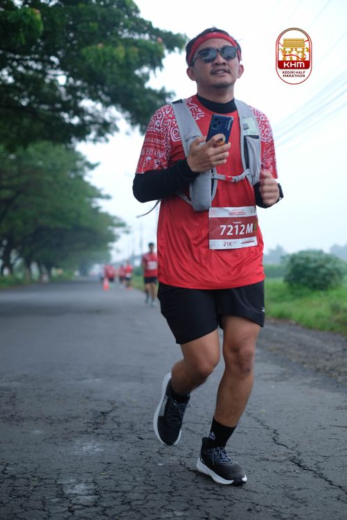 Race photo from Kediri Half Marathon 2025