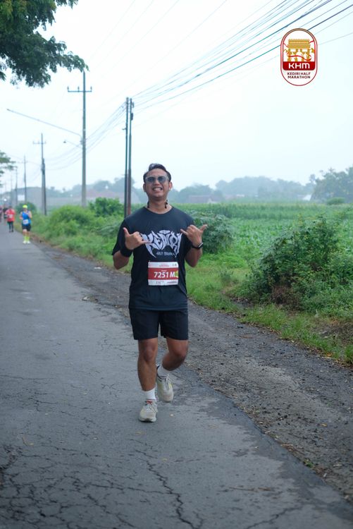 Race photo from Kediri Half Marathon 2025