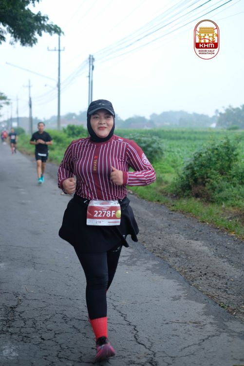 Race photo from Kediri Half Marathon 2025