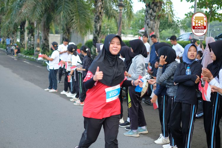 Race photo from Kediri Half Marathon 2025