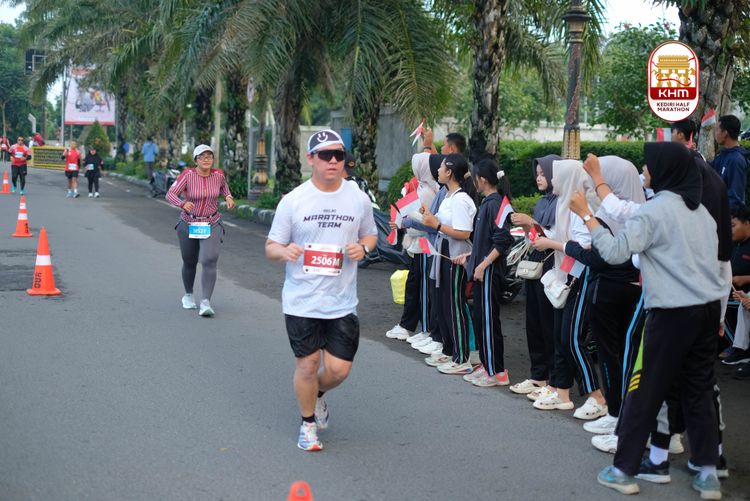 Race photo from Kediri Half Marathon 2025