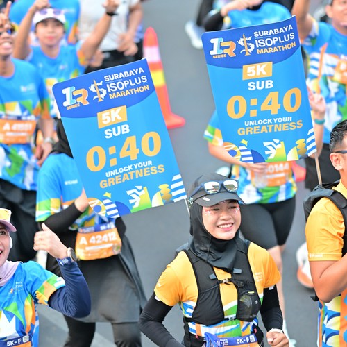 Race photo from SURABAYA ISOPLUS MARATHON 2026