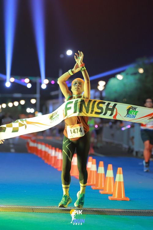Race photo from PIK NITE RUN 2025