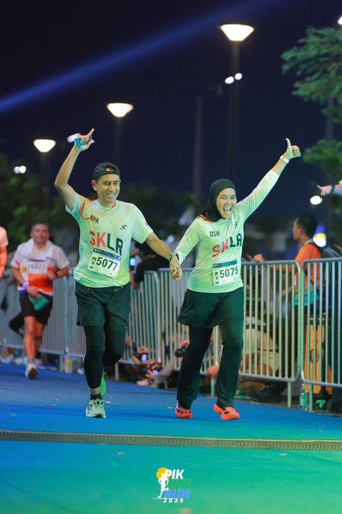 Race photo from PIK NITE RUN 2025