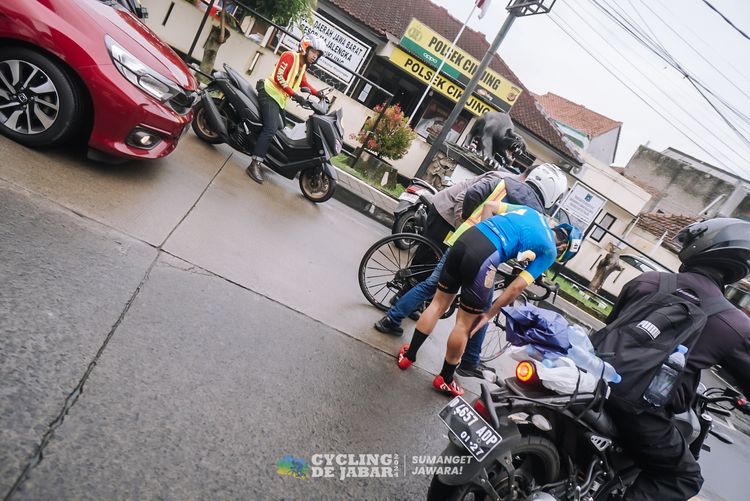 Race photo from Cycling de Jabar 2024
