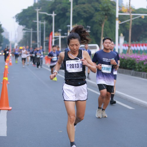 Race photo from KEMLU RUN 2026