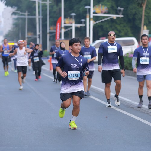 Race photo from KEMLU RUN 2026