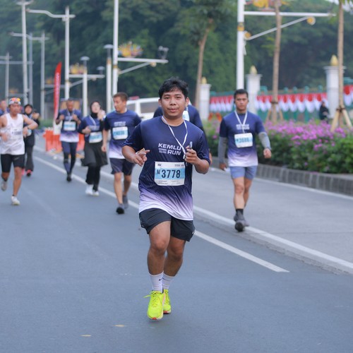 Race photo from KEMLU RUN 2026