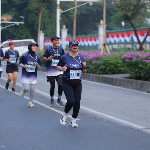 Race photo from KEMLU RUN 2026