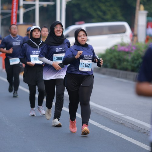Race photo from KEMLU RUN 2026