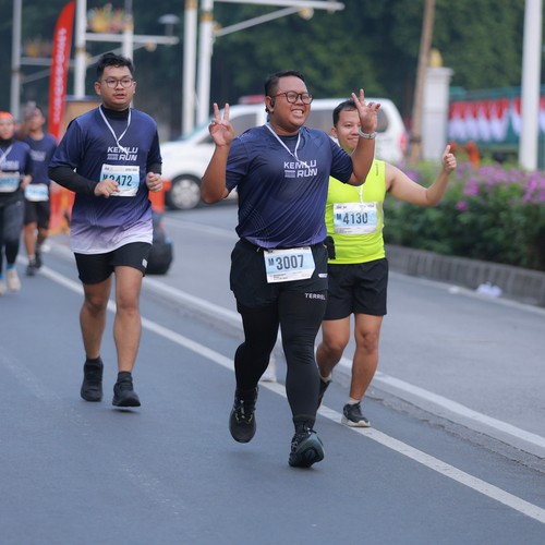 Race photo from KEMLU RUN 2026