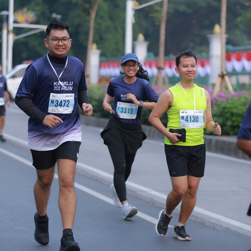 Race photo from KEMLU RUN 2026