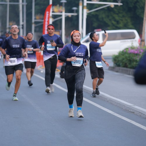 Race photo from KEMLU RUN 2026