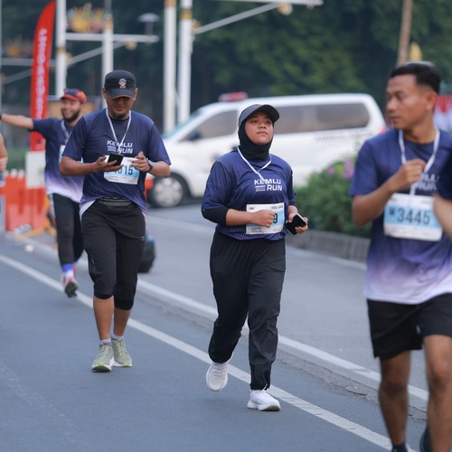 Race photo from KEMLU RUN 2026