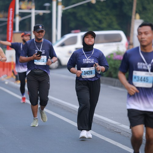 Race photo from KEMLU RUN 2026
