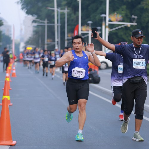 Race photo from KEMLU RUN 2026
