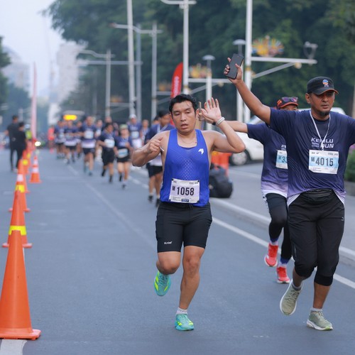 Race photo from KEMLU RUN 2026