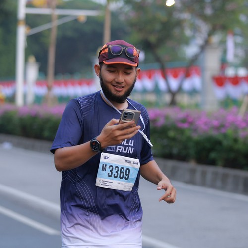 Race photo from KEMLU RUN 2026