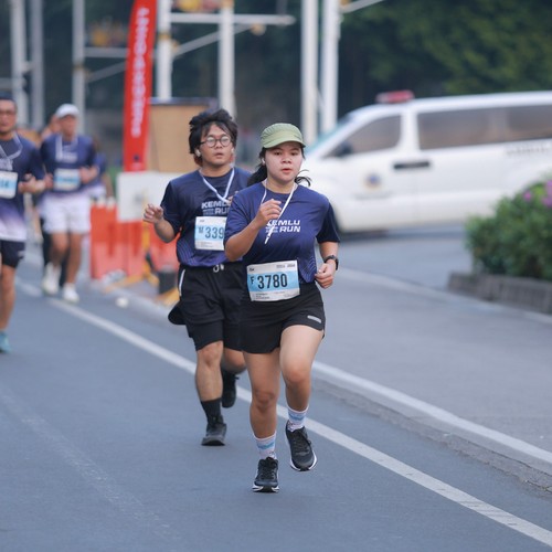 Race photo from KEMLU RUN 2026