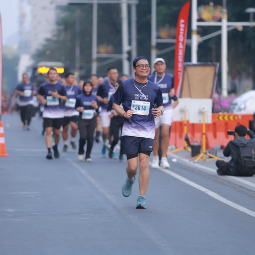 Race photo from KEMLU RUN 2026