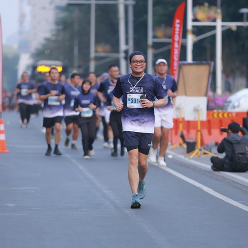 Race photo from KEMLU RUN 2026
