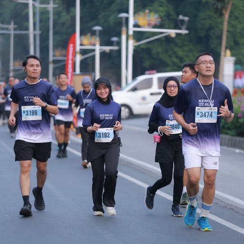 Race photo from KEMLU RUN 2026