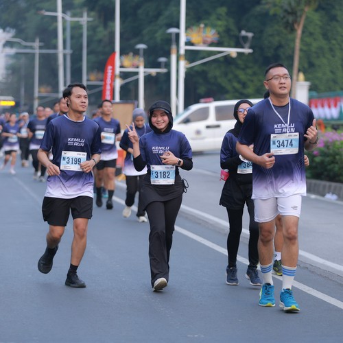 Race photo from KEMLU RUN 2026