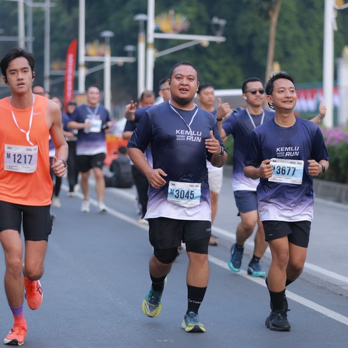 Race photo from KEMLU RUN 2026