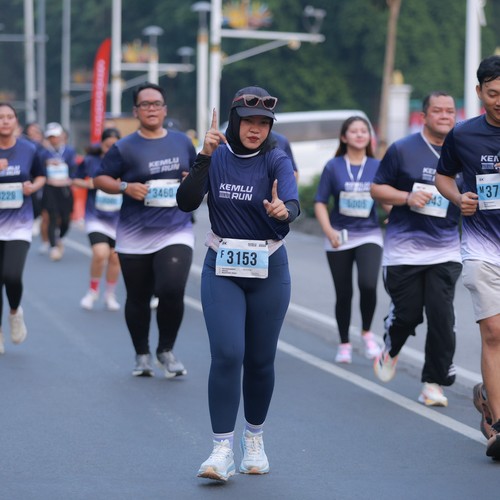 Race photo from KEMLU RUN 2026