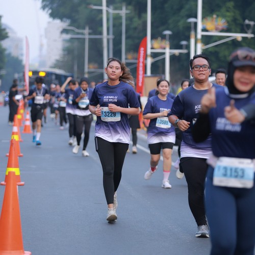 Race photo from KEMLU RUN 2026