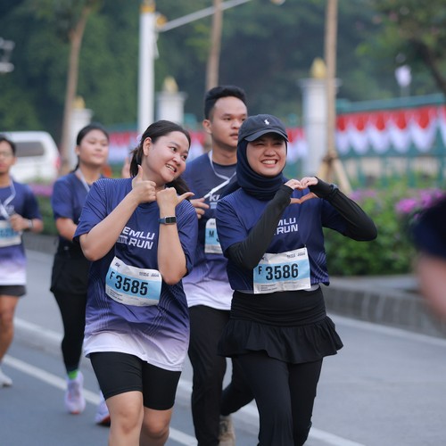 Race photo from KEMLU RUN 2026