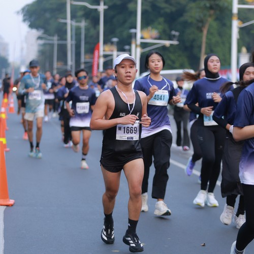 Race photo from KEMLU RUN 2026